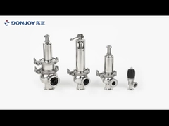 Sanitaire EPDM-pakking 120°C druk over de stopklem van de stroomklep