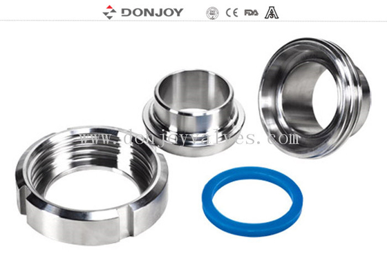3A union Stainless Steel Sanitary Fittings DIN union with EPDM PTFE VITION