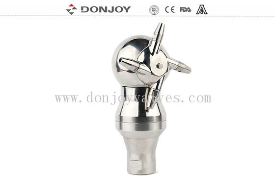 8MM Hygienic Sus316 Rotary Spray Ball 360° Jet Head