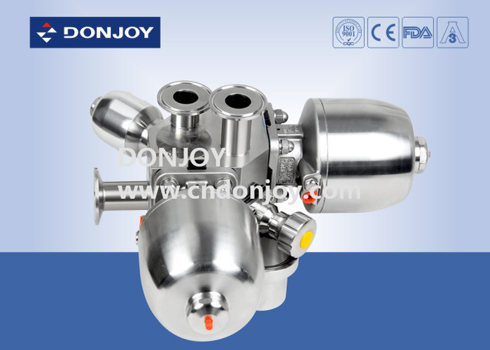 DONJOY sanitaire multiport pneumatische diafragma klep, sanitaire multiport klep