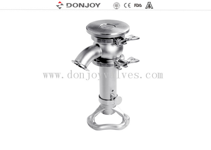 Donjoy Tank Bottom Valve met interne open elleboog