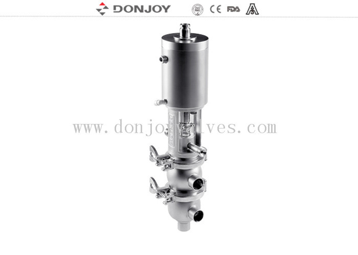 T Type Pneumatische leidt Actuator het Omkeren Seat Klep af