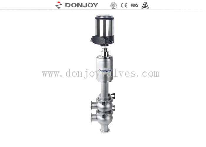 DONJOY TL type 316L sanitair terugdraaiend stoelklep met regelkop