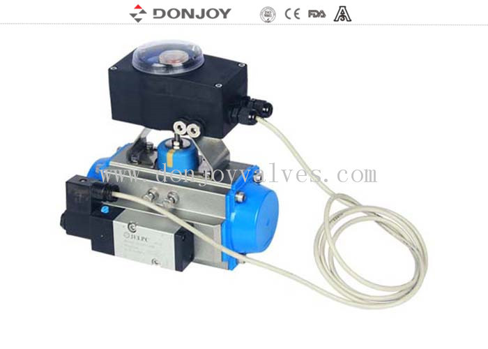Klep met Aluminiumactuator met Intelligente de controleeenheid van C hoogste-1561 om PLC terug te koppelen