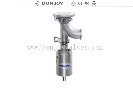 Clamp Connection Sanitary Tank Bottom Valve 3 Inch Size SS316L Material