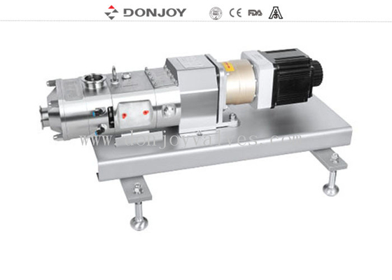 twee schroevenpomp met servomotor / schroevenpomp voor levensmiddelen